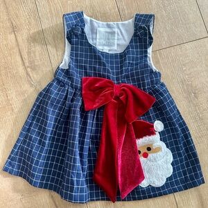 Lil Cactus Santa Christmas Dress 6-12m